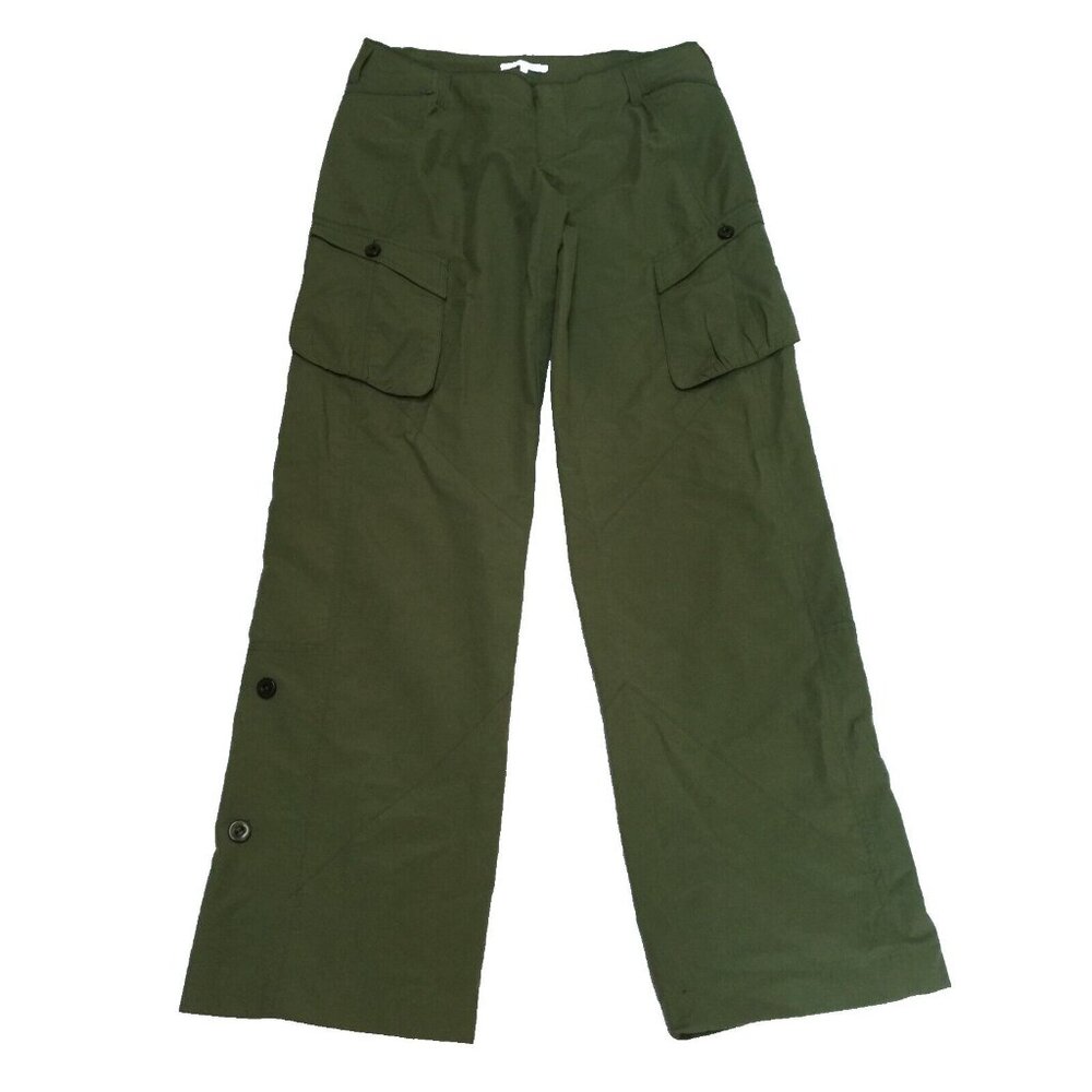 Audrey Talbott Carmel Womens Size 8 Straight Hiking Cargo Pants Green Outdoor